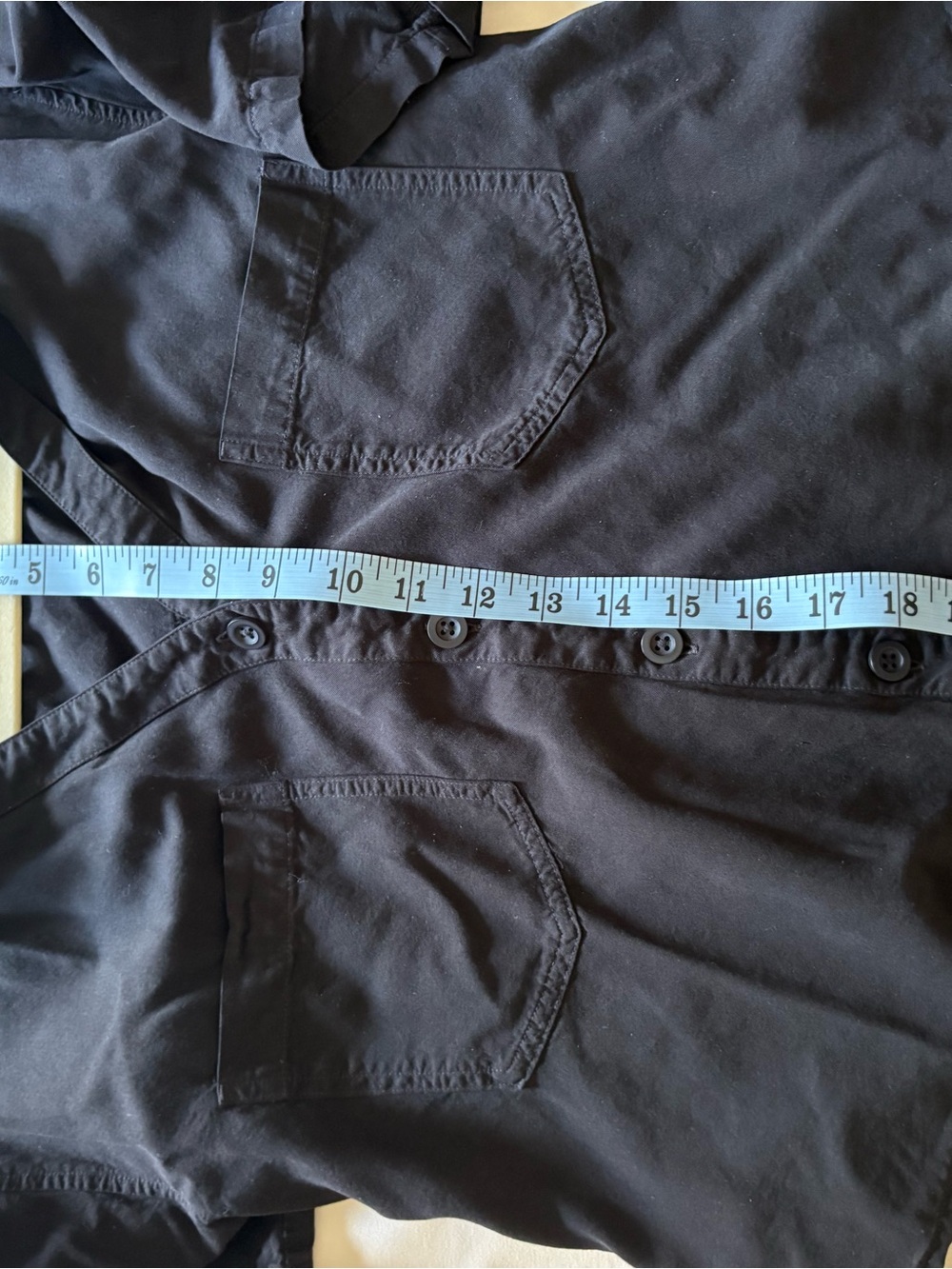 Cloth and Stone Flowy Button-Up Top in black - Picture 3 of 4